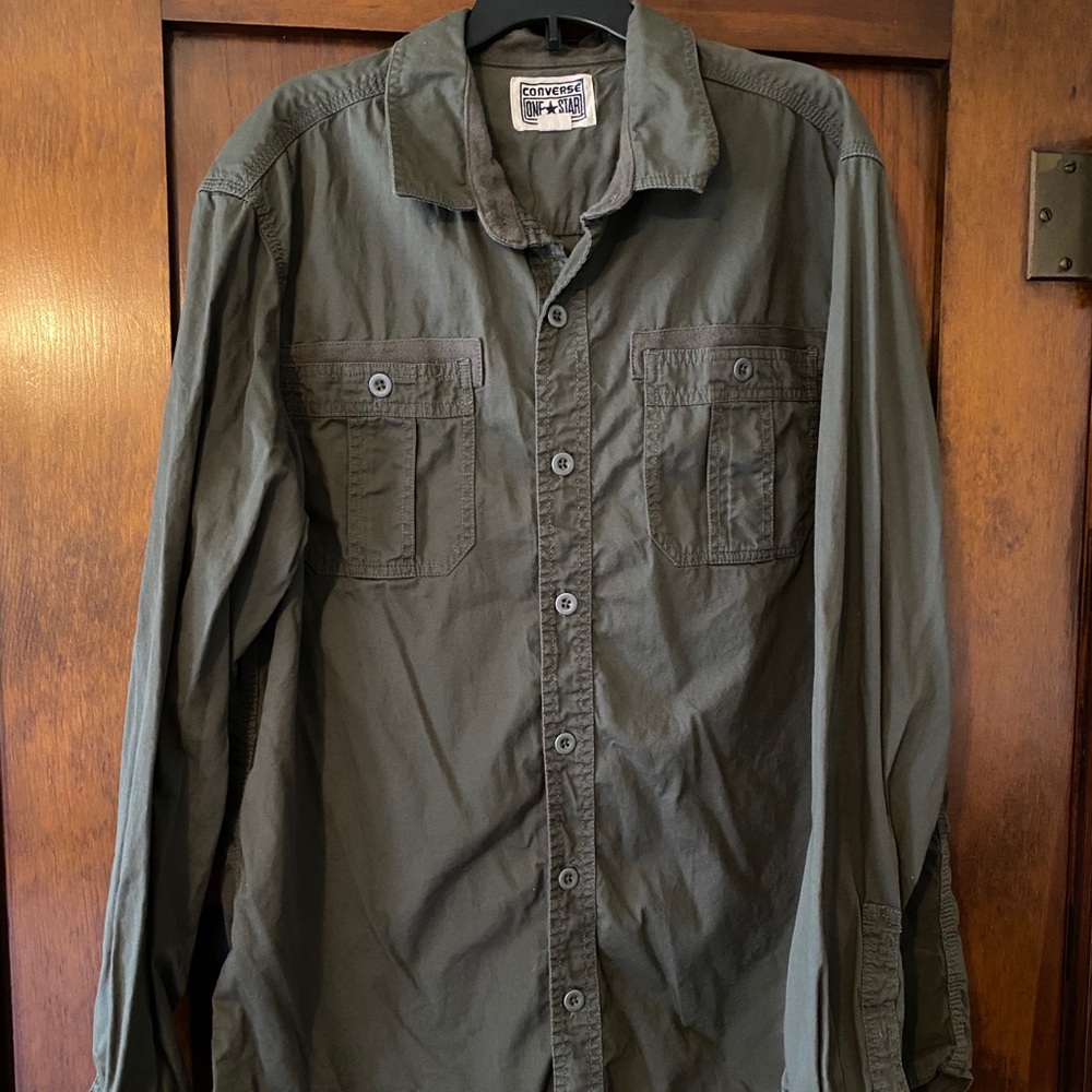 Men’s size large Converse button up shirt